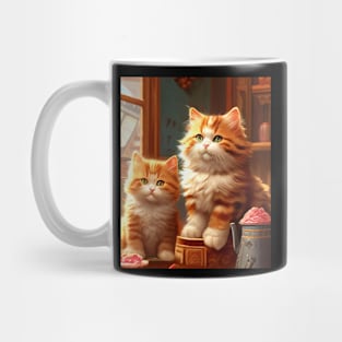 Dreamy Cat, Cute Graphic Design With Animals Mug